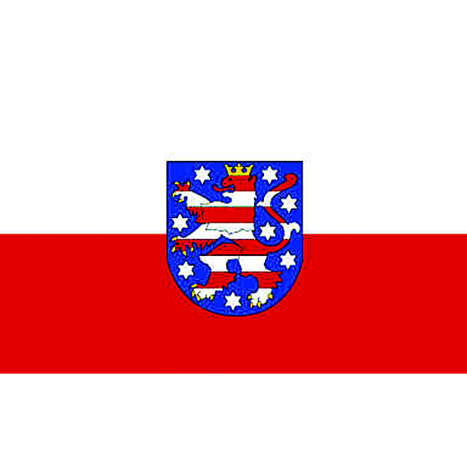 LÄNDERFAHNE / THÜRINGEN