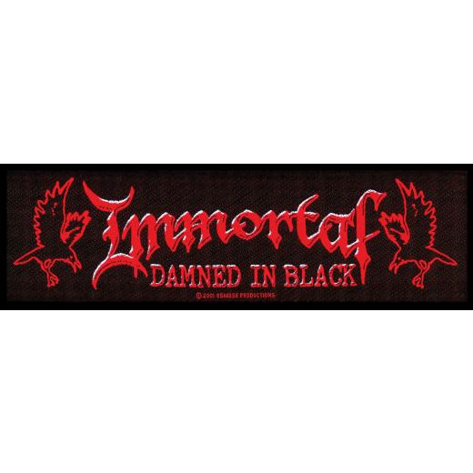Immortal - Damned in Black (Superstrip Aufnäher)