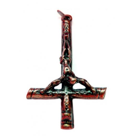Inverted Cross Altbronze (Kettenanhänger)