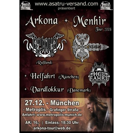 Plakat - Arkona + Menhir Tour 2008
