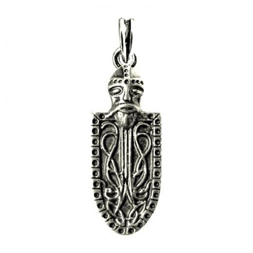 WIKINGERSCHILD Altsilber (Kettenanhänger)