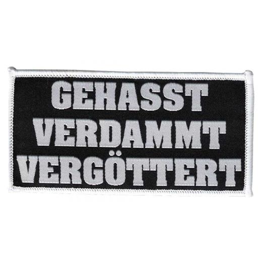 Gehasst, Verdammt, Vergöttert Aufnäher