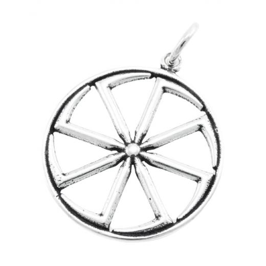 Kolovrat - chain pendant in silver