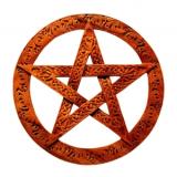 Pentagramm Celtic (Holz Wandschmuck)