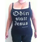 Odin statt Jesus - Dort treffe ich... Spaghetti Girlie Shirt