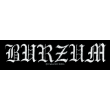 Burzum - Logo in silber (Superstrip - Aufnäher)