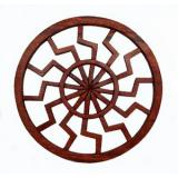 Schwarze Sonne groß (Holz Wandschmuck)