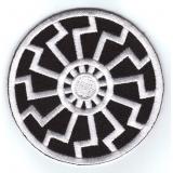 Black Sun (white) Patch