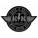 AC/DC - Rock n Roll will never die Aufnäher