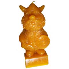 Wikinger Kerze aus Bienenwachs