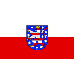 LÄNDERFAHNE / THÜRINGEN