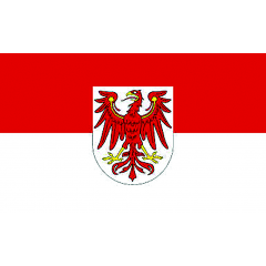 LÄNDERFAHNE / BRANDENBURG