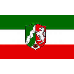 LÄNDERFAHNE / NORDRHEIN WESTFALEN