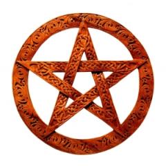 Pentagramm Celtic (Holz Wandschmuck)