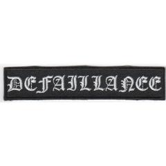 Defaillance - Logo (Aufnäher)