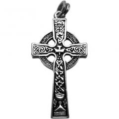 KELTENKREUZ VON AHENNY Altsilber (Kettenanhänger)