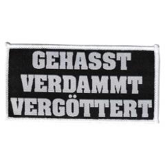 Gehasst, Verdammt, Vergöttert Aufnäher