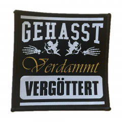 Gehasst Verdammt Vergöttert - Engel Aufnäher